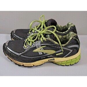 BROOKS Ravenna 3 Women's Athletic Shoes Gray & Lime Green/Yellow Size 8.5